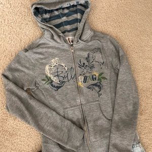 Billabong zip up hoodie